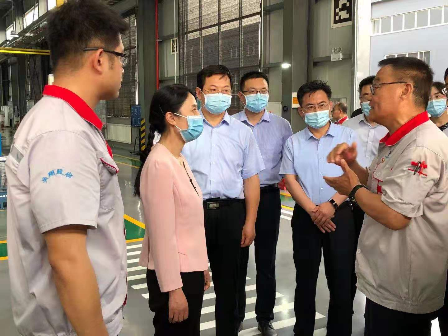 省委常委、組織部部長陳安麗蒞臨我司調(diào)研企業(yè)黨建及運行情況